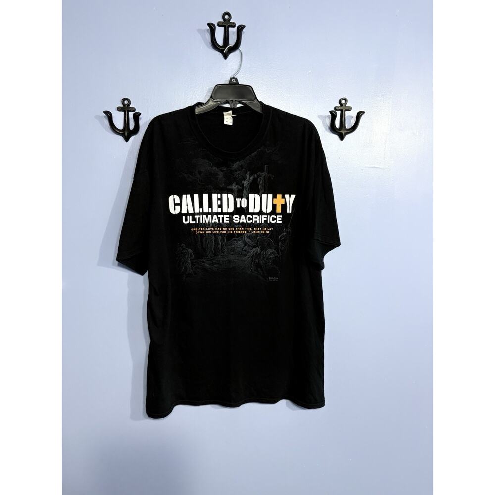 Called to Duty Ultimate Sacrifice Black Short Sleeve T-Shirt Size 2XL